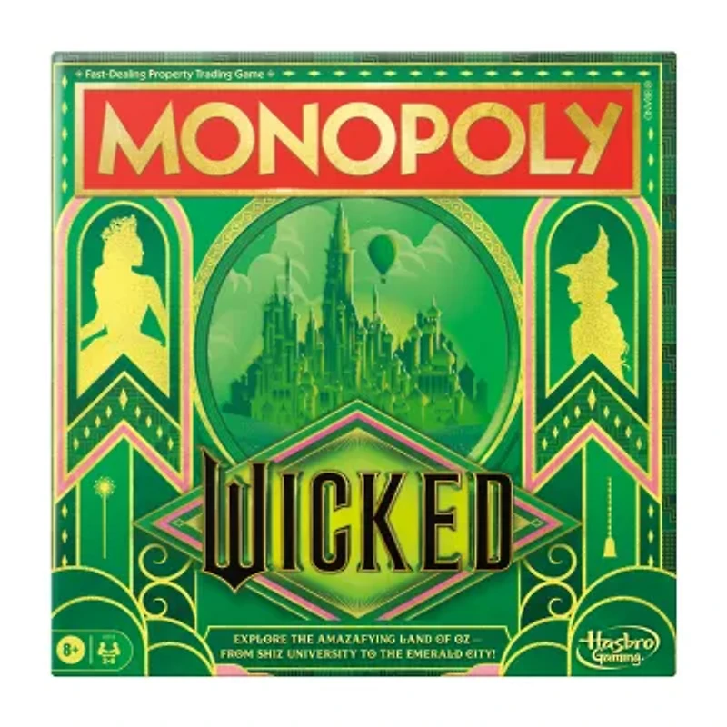 Monopoly Wicked Edition Board Game, Family Games for Kids, Teens, and Adults, Kids Games