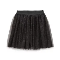 Jingle Ball Girls Mid Rise Mini Skater Skirt