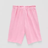 Okie Dokie Baby Girls Wide Leg Regular Fit Pull-On Pant