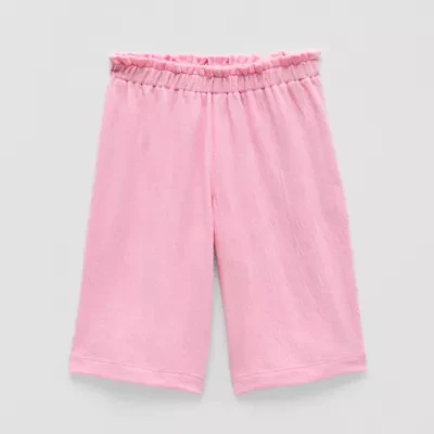 Okie Dokie Baby Girls Wide Leg Regular Fit Pull-On Pant