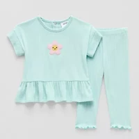 Okie Dokie Baby Girls 2-pc. Pant Set