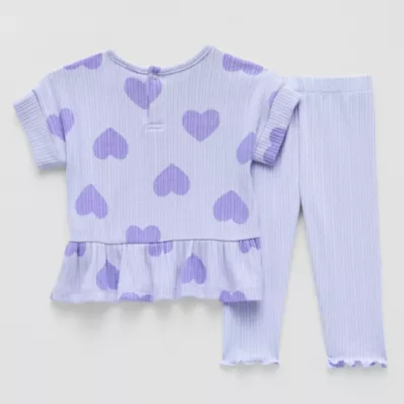 Okie Dokie Baby Girls 2-pc. Pant Set