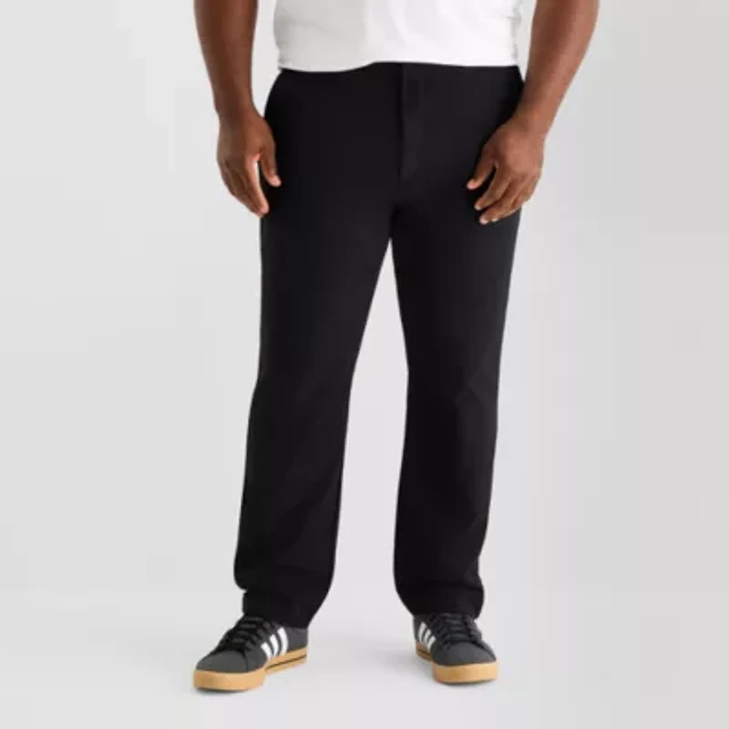 Stylus Mens Slim Fit Big and Tall Flat Front Pant