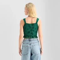 Jingle Ball Womens Juniors Short Sleeve Camisole