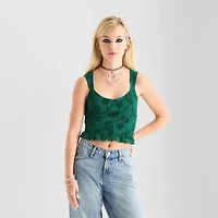 Jingle Ball Womens Juniors Short Sleeve Camisole