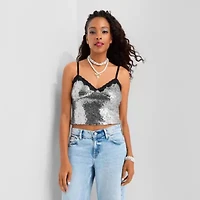 Jingle Ball Womens V Neck Sleeveless Camisole