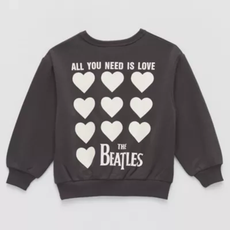 Grayson Little & Big Kid Boys Crew Neck Long Sleeve The Beatles Sweatshirt