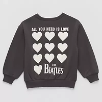 Grayson Little & Big Kid Boys Crew Neck Long Sleeve The Beatles Sweatshirt