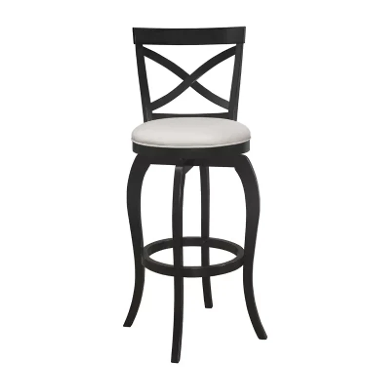 Hillsdale House Ellendale Upholstered Swivel Bar Stool