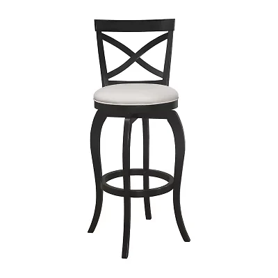 Hillsdale House Ellendale Upholstered Swivel Bar Stool