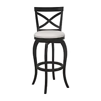 Hillsdale House Ellendale Upholstered Swivel Bar Stool