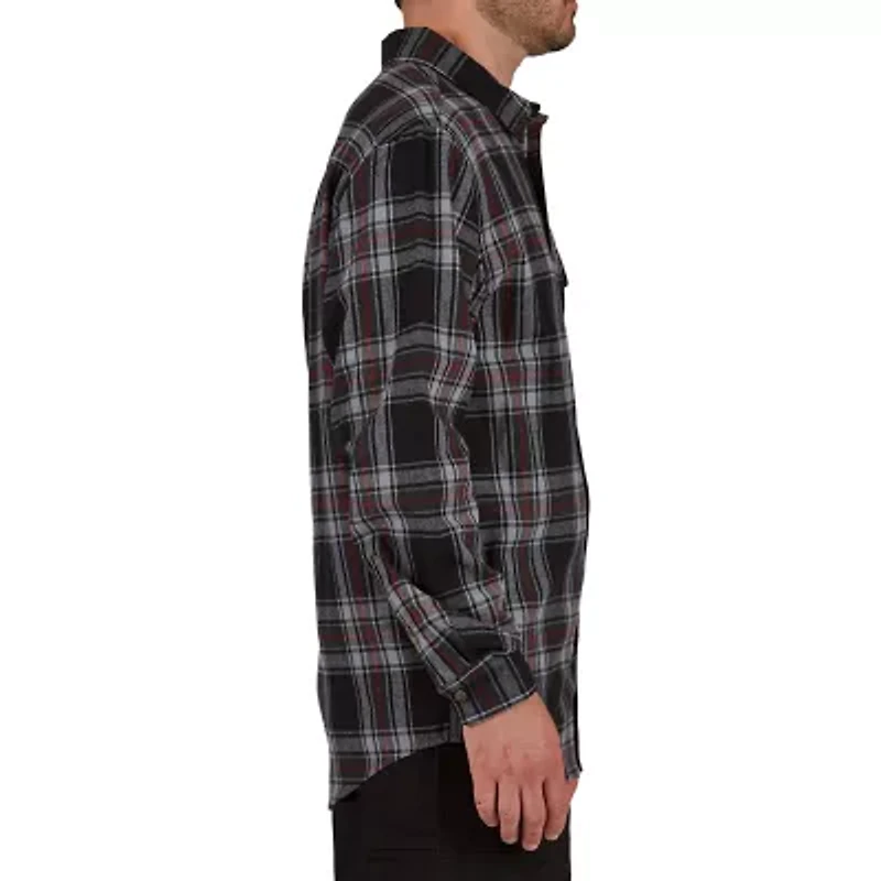 Smiths Workwear Mens Long Sleeve Regular Fit Flannel Shirt