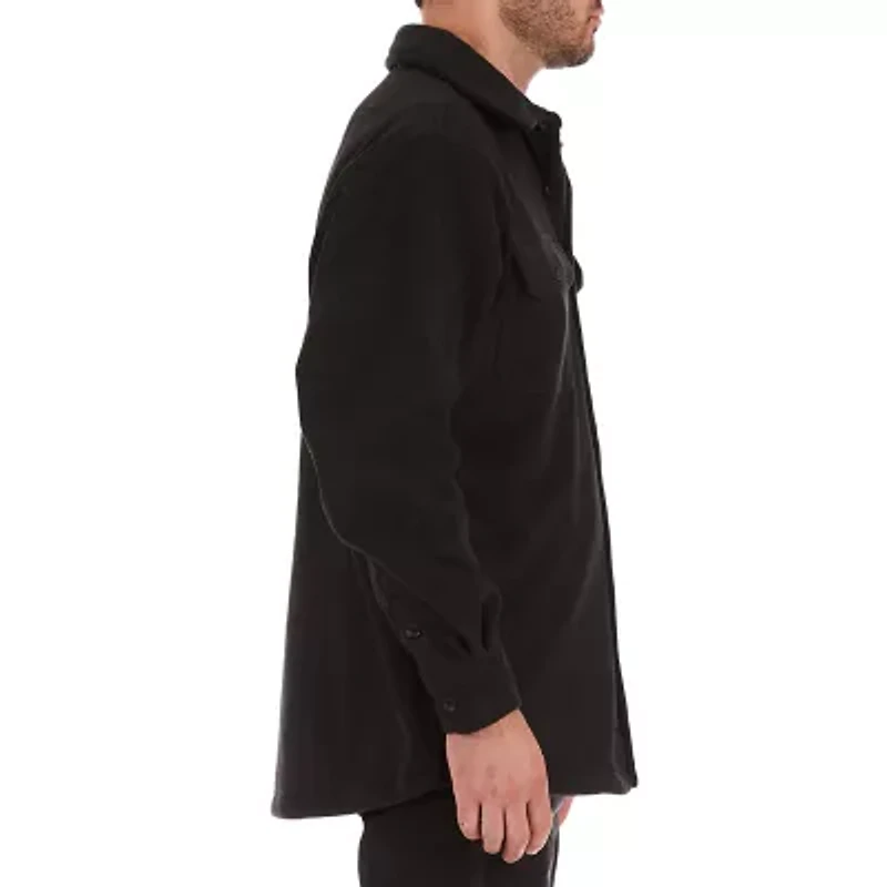 Smiths Workwear Sherpa Mens Fleece Shirt Jacket