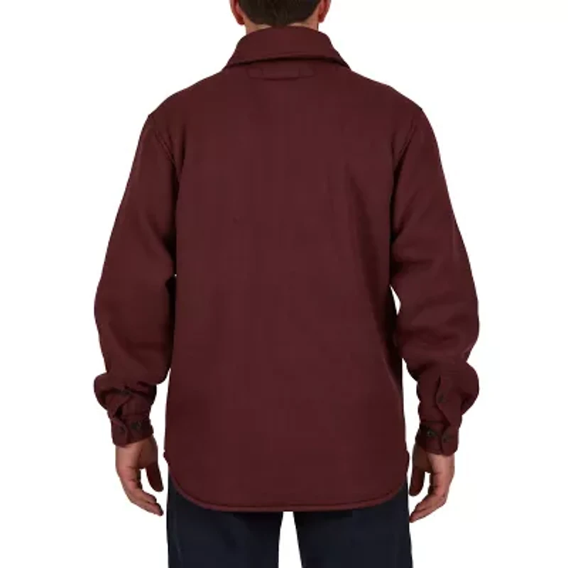Smiths Workwear Sherpa Heather Thermal Mens Shirt Jacket
