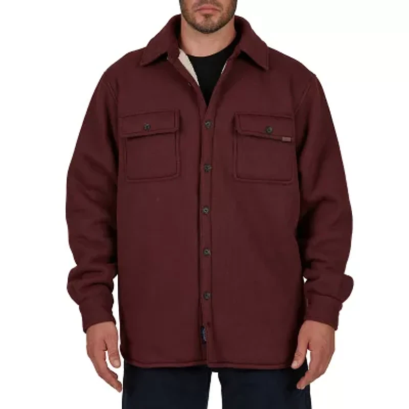 Smiths Workwear Sherpa Heather Thermal Mens Shirt Jacket