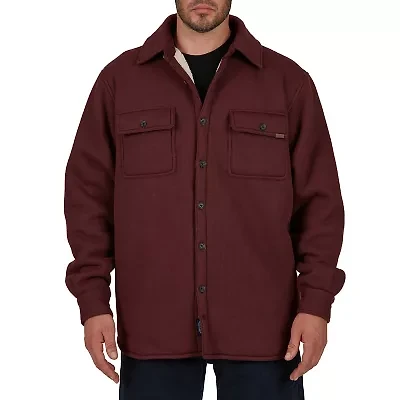 Smiths Workwear Sherpa Heather Thermal Mens Shirt Jacket