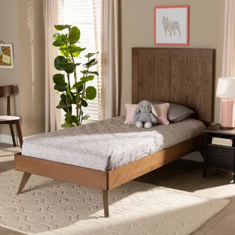 Amira Wooden Platform Bed