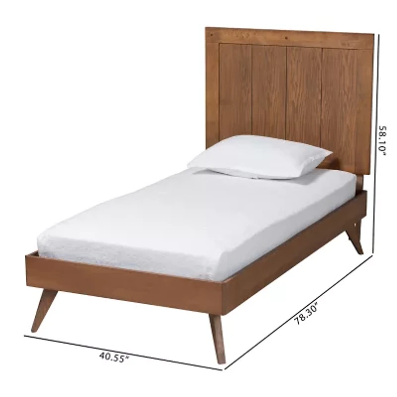 Amira Wooden Platform Bed