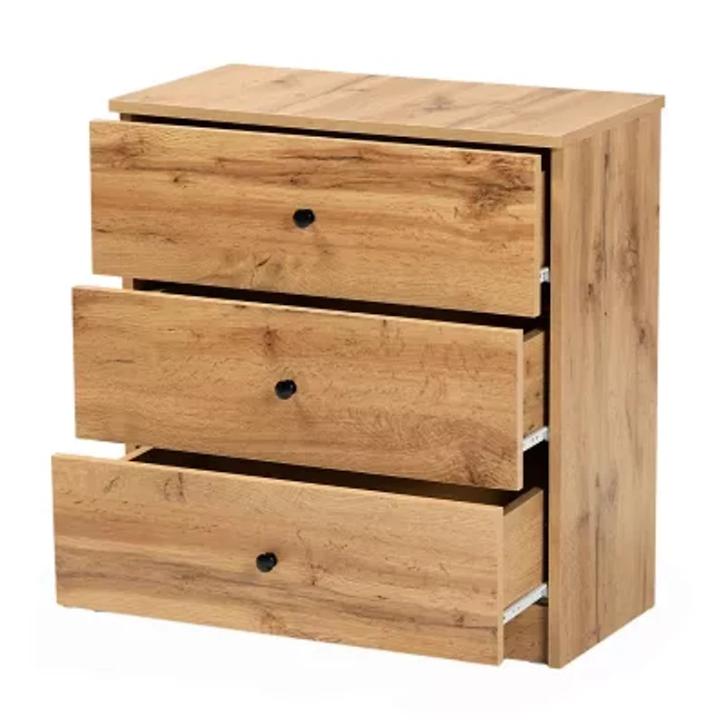 Decon Bedroom Collection Modern 3-Drawer Chest