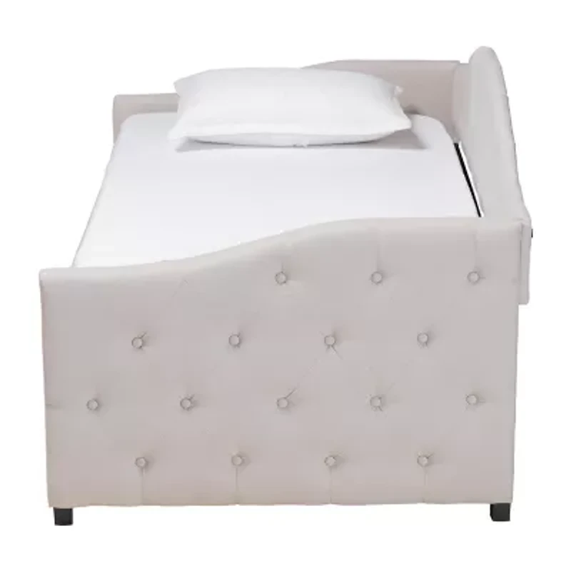 Becker Upholstered Daybed with Trundle