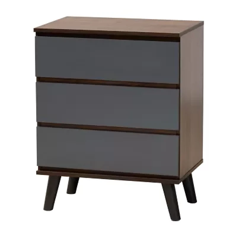 Roldan Bedroom Collection 3-Drawer Chest