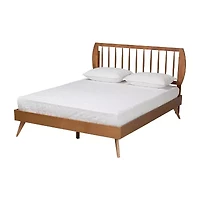 Emiko Wooden Platform Bed