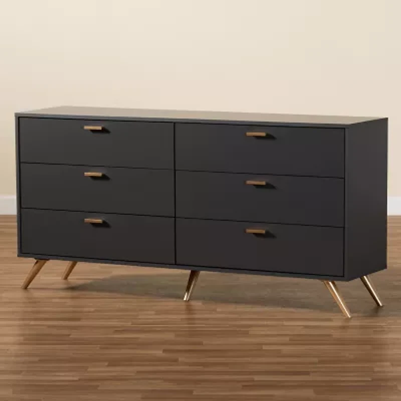 Kelson Bedroom Collection 6-Drawer Dresser