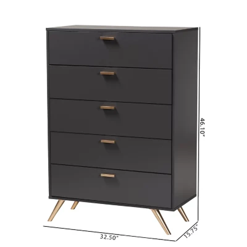 Kelson Bedroom Collection 5-Drawer Chest