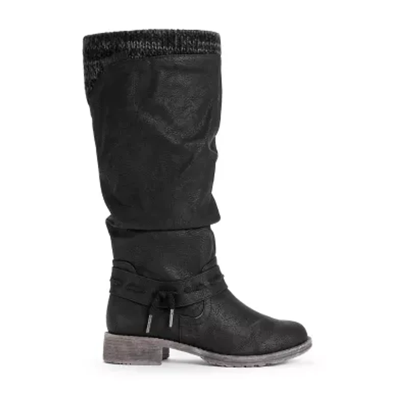 Muk Luks Womens Bianca Beverly Stacked Heel Winter Boots