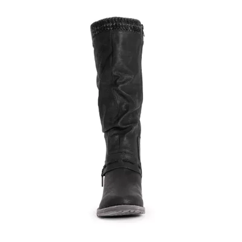 Muk Luks Womens Bianca Beverly Stacked Heel Winter Boots