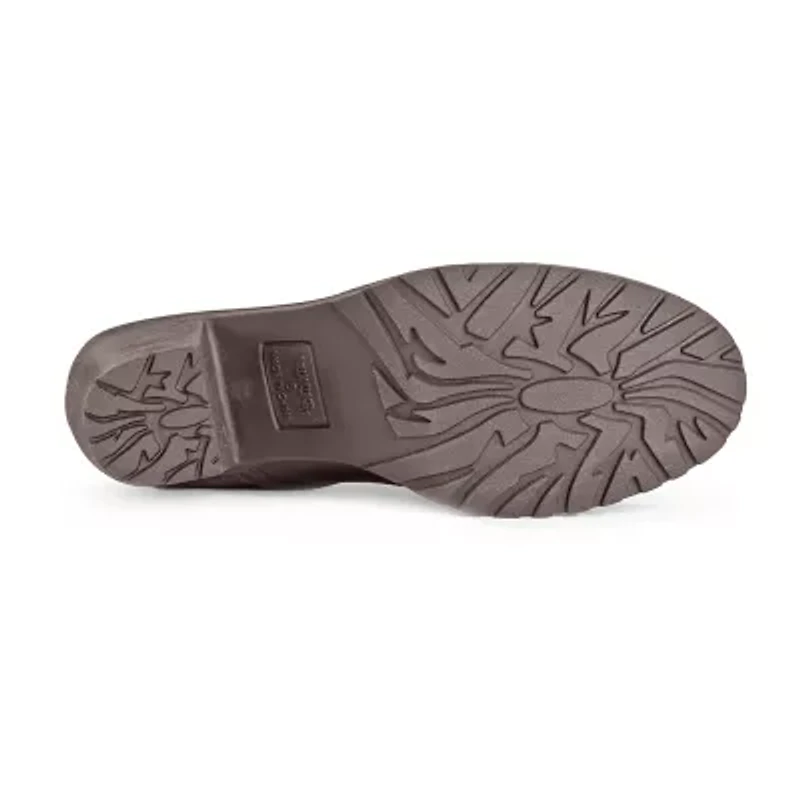 Muk Luks Womens Lacy Leo Stacked Heel Winter Boots