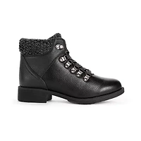 Muk Luks Womens Hiker Denali Stacked Heel Winter Boots