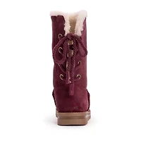 Muk Luks Womens Ziggy Rodeo Flat Heel Winter Boots