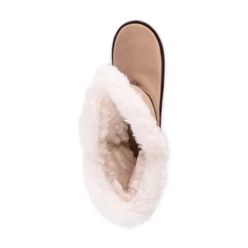 Muk Luks Womens Carey Flat Heel Winter Boots