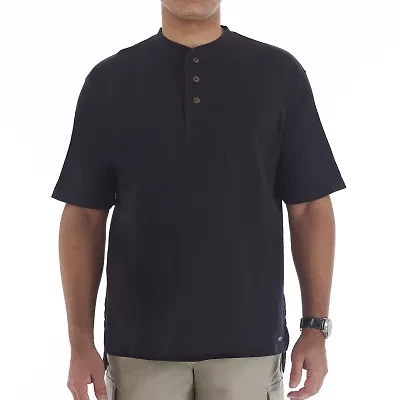 Smiths Workwear Mens Short Sleeve Regular Fit Henley Shirt
