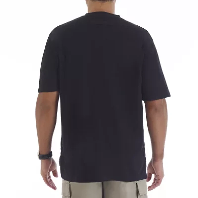 Smiths Workwear Mens Short Sleeve Regular Fit Henley Shirt