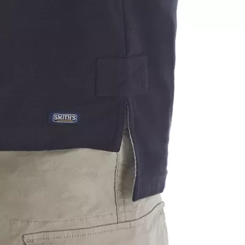 Smiths Workwear Mens Short Sleeve Regular Fit Henley Shirt