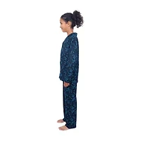 Little & Big Kid Girls Crew Neck Long Sleeve 2-pc. Pajama Sets