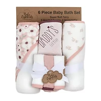 Baby Essentials 6-pc. Hooded Towel And Washcloth Set
