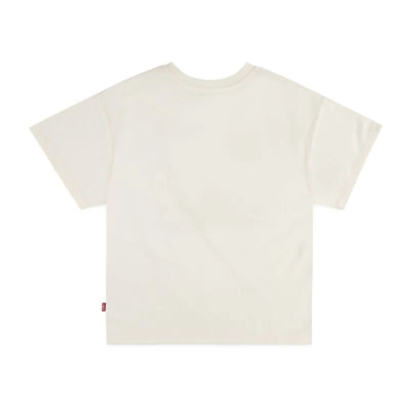 Levi's Big Kid Girls Round Neck Short Sleeve Oversized Graphic T-Shirt