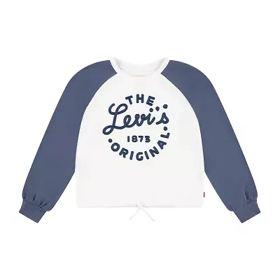 Levi's Big Kid Girls Round Neck Long Sleeve T-Shirt