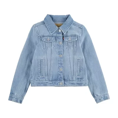 Levi's Big Kid Girls Denim Lightweight Trucker Jacket