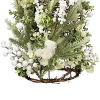 Northlight Glittered Berries And Pine 2 1/2 Foot Pine Christmas Tree