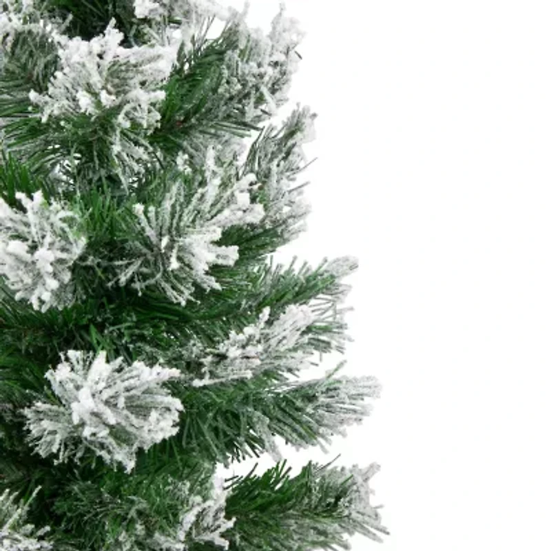 Northlight Pine Full Unlit 2 Foot Flocked Christmas Tree