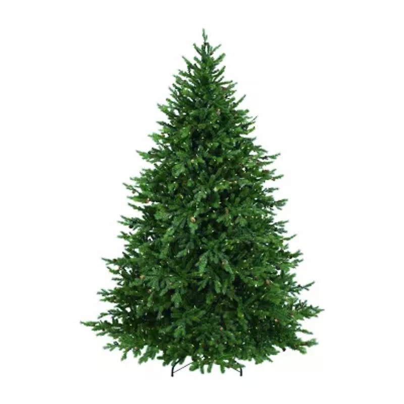 Northlight Full Hunter Fir With Clear Lights 6 1/2 Foot Pre-Lit Fir Christmas Tree
