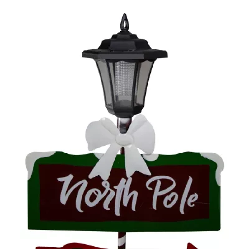 Northlight North Pole Light Up Christmas Yard Art