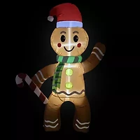Northlight Gingerbread Man Christmas Inflatable