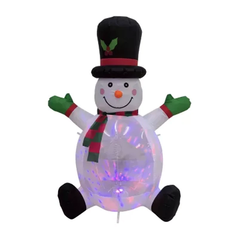 Northlight Snowman With Hat Christmas Inflatable
