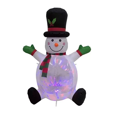 Northlight Snowman With Hat Christmas Inflatable