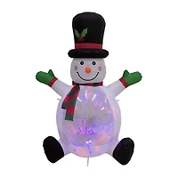 Northlight Snowman With Hat Christmas Inflatable
